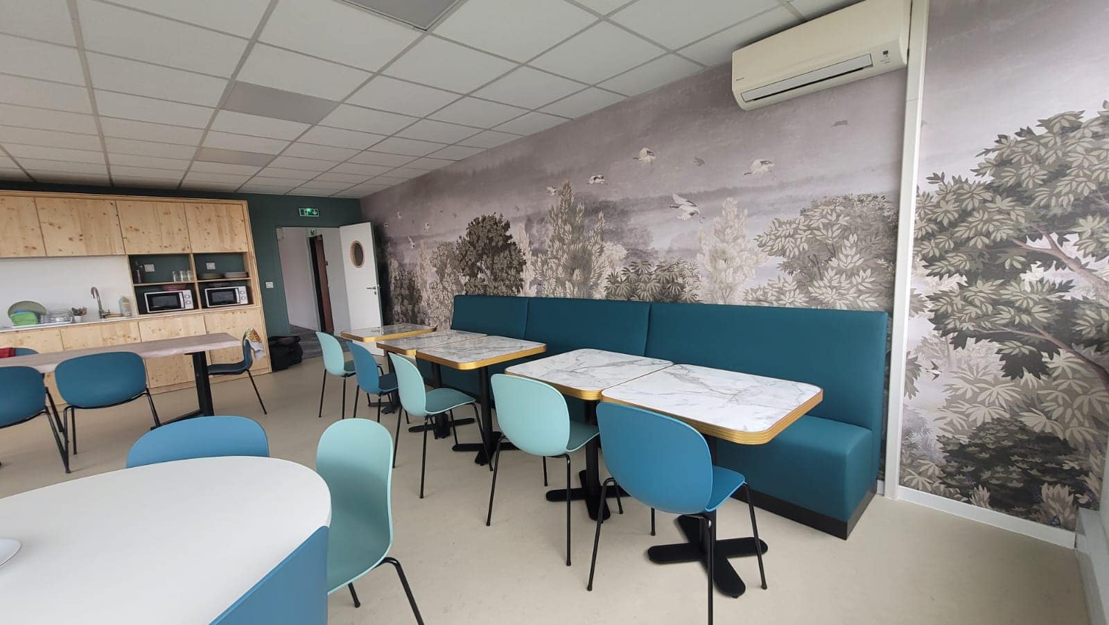 Espace salle à manger d'une entreprise