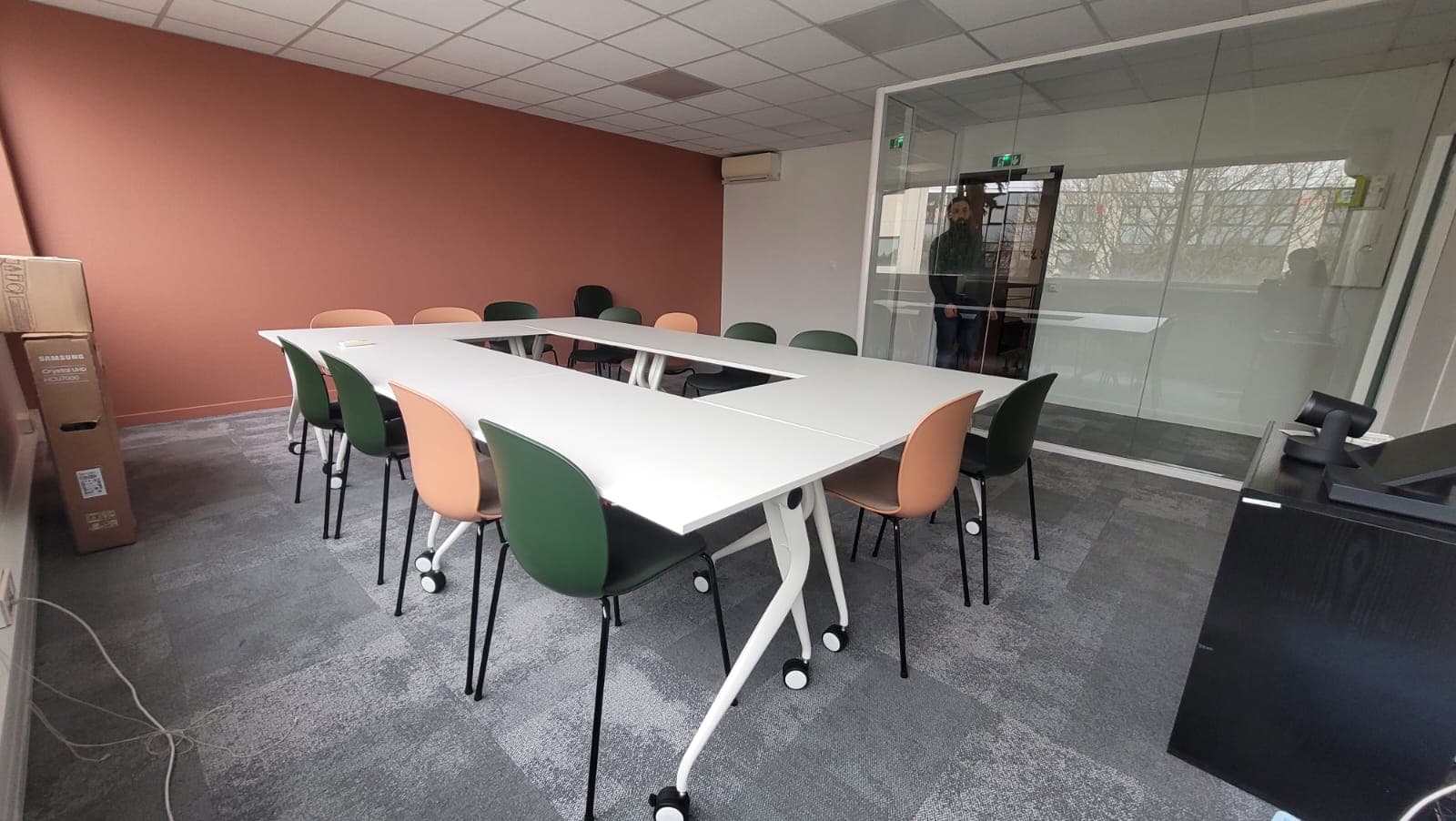 Salle de reunion d'une entreprise